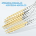 thumbnail image 4 of Uxcell Size US 4 (3.5mm) Bamboo Circular Knitting Needle 32 inch Round Wooden Needle for Handmade Projects, 4 of 7