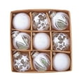 thumbnail image 2 of Christmas Decor, Hwkond Christmas Ball Assorted Pendants Shatterproof Tree Ornaments Decorations In A Reusable Hand-Help Gift Box Ideal For Xmas,Party Up to 75% Off, 2 of 8