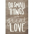 thumbnail image 2 of Jaxn Blvd. 13x18 Gold Ornate Wood Framed with Double Matting Museum Art Print Titled - Do Small Things with Love, 2 of 4