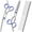 Blue 4 in 1, variant on Dog Grooming Scissors with Safety Round Tips Stainless Steel Professional Dog Grooming Kit - Thinning, Curved Scissors and Comb for Cat Pet (Pink 4 in 1)