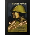 thumbnail image 2 of Unknown 11x14 Black Modern Framed Museum Art Print Titled - Vintage Film Posters: She Goes to War, 2 of 5