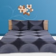 thumbnail image 2 of Just Linen 400 TC 100% Egyptian Cotton, Genuine Jacquard Damask, Queen Sheet Set with 4 Pillow Cases & 18" Deep Pocketed Fitted Sheet, 2 of 4