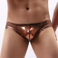 thumbnail image 2 of Tbopshirt Men's Brief Underwear Clearance,Men's Color Briefs Fashion Underwear Personalized Low-waist Hoop Panties Buttock Covering Briefs,Mens Gift, 2 of 8