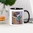 thumbnail image 3 of CafePress - Reading Cat Mugs - 11 oz Ceramic Mug - Novelty Coffee Tea Cup, 3 of 4