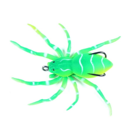 

New 2024 Decoration Ornaments Enhanced Fishing Bait with Hook Complete Tackle Kit Hard and Soft Swim Saltwater Fishing Enhancements Realistic Spider Artificial Swimming Toy