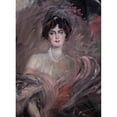 thumbnail image 2 of Giovanni Boldini 11x14 Black Ornate Wood Framed Double Matted Museum Art Print Titled: Portrait of Mademoiselle Emilienne Le Roy (1912), 2 of 5