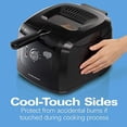 thumbnail image 2 of Hamilton Beach Electric Deep Fryer, Cool Touch Sides Easy to Clean Nonstick Basket, 8 Cups / 2 Liters Oil Capacity, Black, 2 of 5
