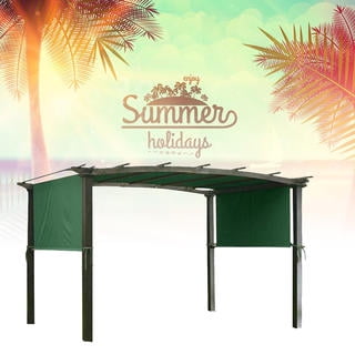 17*6.5 Feet Anti UV Protective Patio Pergola Canopy Replacement Cover Outdoor Garden Yard Sun Shelter Beach Tent