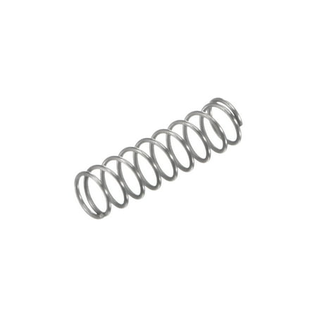 

3mmx0.3mmx10mm 304 Stainless Steel Compression Spring 2N Load Capacity 10pcs