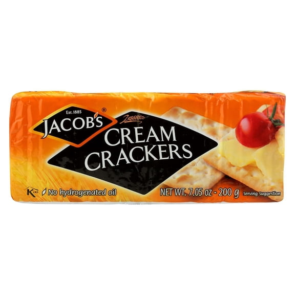 Jacob's Cream Crackers 7.05 oz (Pack Of 24)
