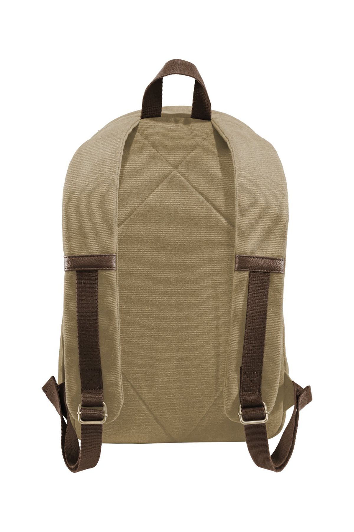Port Authority Adult Unisex canvas Backpack Desert Khaki One Size Fits All - image 3 of 3