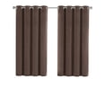 thumbnail image 6 of Better Homes & Gardens Velvet Grommet Blackout Single Curtain Panel, Brown, 52" x 63", 6 of 7