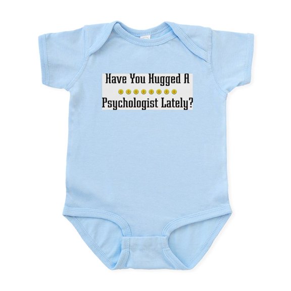 CafePress - Hugged Psychologist Infant Bodysuit - Baby Light Bodysuit, Size Newborn - 24 Months