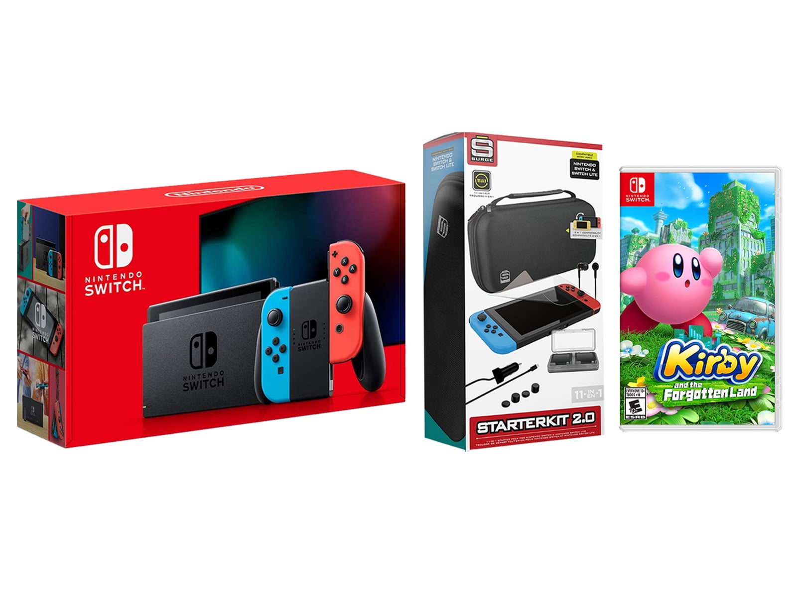 Nintendo Switch 32GB Console Neon Joy-Con Bundle with Surge 11-In-1  Accessory Starter Pack and Pokemon Legends Arceus Game - Walmart.com