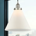 thumbnail image 2 of 616-1PH-BB-G42-L-Innovations Lighting-Cone - 1 Light Mini Pendant In Industrial Style-14.75 Inches Tall and 12 Inches Wide-Brushed Brass Finish-Clear, 2 of 7