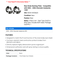 thumbnail image 2 of Rear Brake Backing Plate - Compatible with 2002 - 2006 Chevy Avalanche 1500 2003 2004 2005, 2 of 2