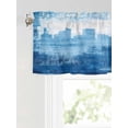 thumbnail image 6 of Valances for Windows Abstract Urban Silhouette Rod Pocket Cafe Window Treatments Valance Curtains for Kitchen Bathroom Laundry Basement Windows 60"x14", 6 of 9