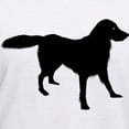 thumbnail image 3 of CafePress - Flat Coated Retriever Women's V Neck T Shirt - Womens Cotton V-Neck T-shirt, 3 of 4