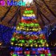 thumbnail image 2 of Decoración navideña para interiores y exteriores, estrella de cascada, luz superior para árbol de Navidad, guirnalda de hadas, 280/400 LED, novedad, 2 of 4