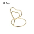 thumbnail image 3 of Table Number Holders 40mm Tall 35mm Base Width Mini Heart Golden, 12 Pieces, 3 of 5