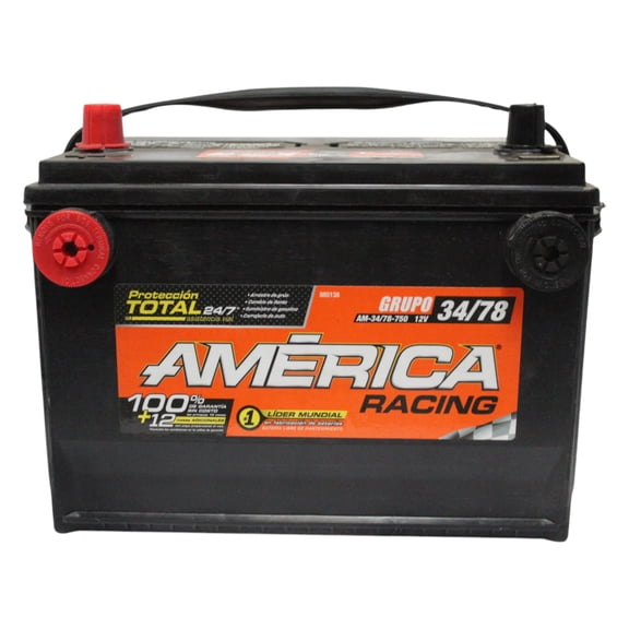 America Am-34/78-750 12V 750 A Poste/Tornillo Bci Uso Automotriz