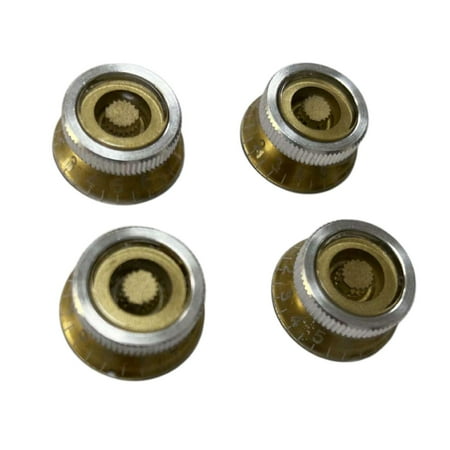 Guitar Timbre & Volume Speed Control Knobs Easy to Install for Guitar Accessory gold