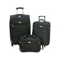 thumbnail image 1 of Millennium 3-Piece Black Luggage Set, 1 of 4