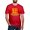 Red, variant on - Haute Normandie Men's Fitted T Shirt (Dark) - Men's Fitted T-Shirt