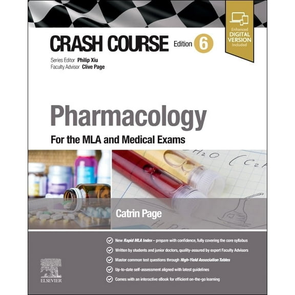 Crash Course Crash Course Pharmacology: For the MLA and Medical Exams, (Paperback)