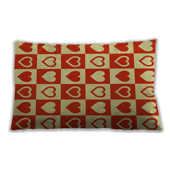 Ahgly Company Indoor Rectangular Contemporary Lumbar Throw Pillow, 13 inch by 19 inch