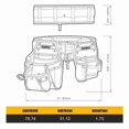 thumbnail image 3 of TB-CT-111-CP 3PC Handyman Tool Belt Set Tools Packaging Bag TB-CT-111-CP, 3 of 6