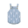 thumbnail image 1 of Nouveau-né Bébé Mignon Motif Rabbit Barboteuse Mode Sans Manches Barboteuse, 1 of 1