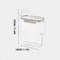 thumbnail image 3 of Laundry Detergent Container, Staron 2026 Plastic Storage Box Dispenser With Measuring Cup, Organizing Hotel Food Detergent Containers Spill-Proof Lid, 3 of 7