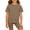 Brown, variant on ATOGUTA Girls Shorts Set Summer Short Sleeve T-Shirt and Leggings Shorts Set Casual Two Pieces Outfit