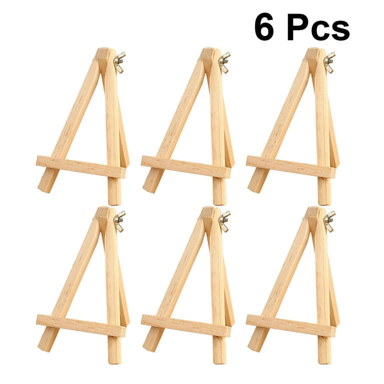 OUNONA Easel Display Stand Tabletop Wooden Painting Frame Wood