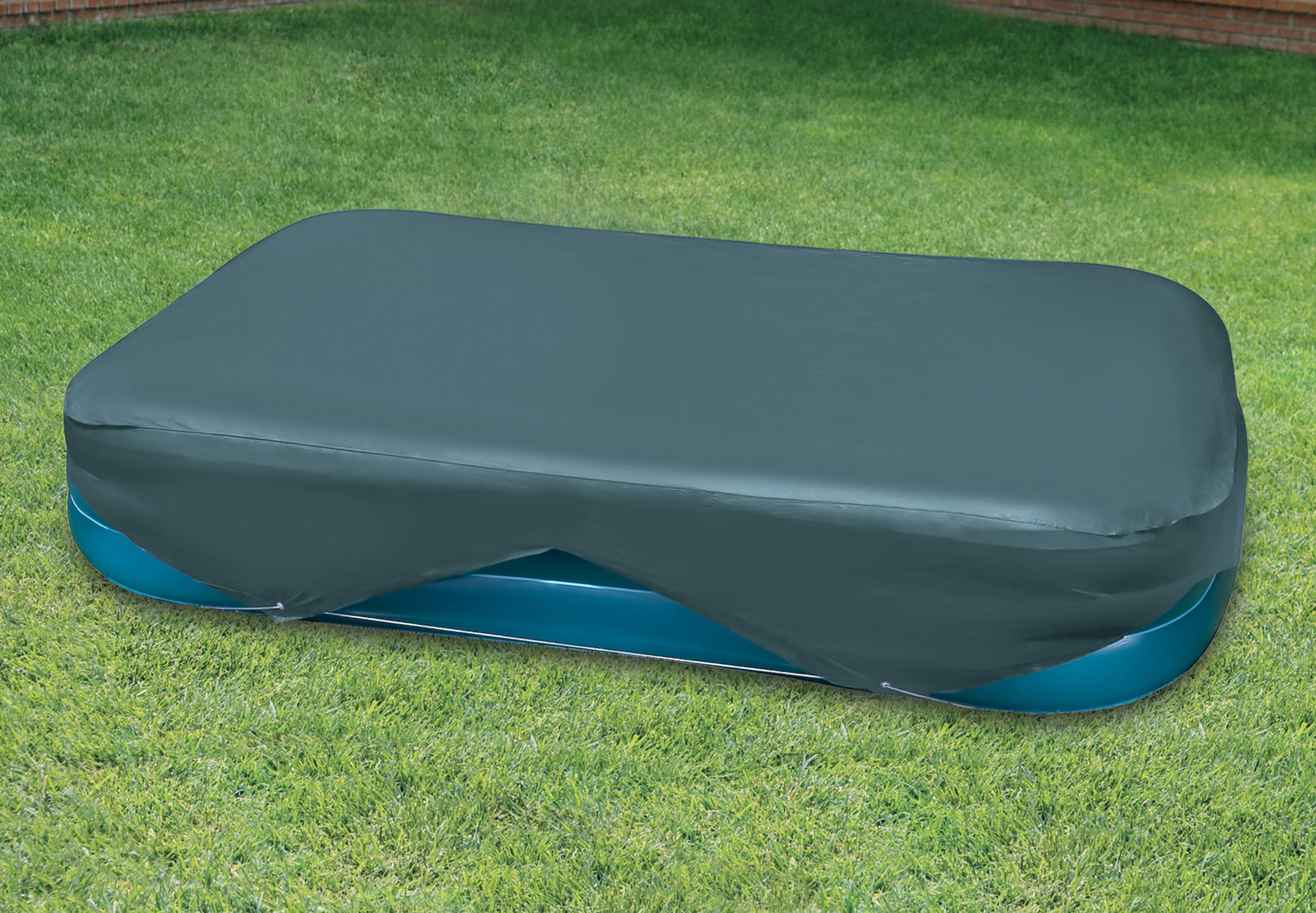 Easy To Use To Prevent Dirt In The Water Fineway.® Durable Deluxe Rectangular Family Swimming Paddling Pool Cover 120 x 72 x 20 