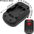thumbnail image 4 of Adaptador para Bauer a Bos*ch 18V Herramienta Inalámbrica de Ion de Litio, Compatible con Bauer 20V Max Batería de Ion de Litio Hyper Convierte a Bos*ch 18V Batería de Litio (Solo Adaptador), 4 of 7