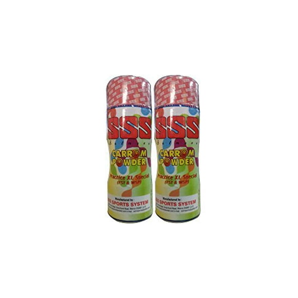 Triple S Carrom Powder Export Quality - Prepared as per International Specifications - 70g (Pack of 2)