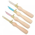 thumbnail image 2 of Oubit Weaving Tool,4pcs Portable Punch Needle Embroidery Pen Felting Needle Future-Proof Design, 2 of 9