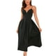 thumbnail image 1 of Vestidos Para Mujer Vestidos A Media Pierna de Moda Sin Mangas Erógeno Casual Sin Espalda Color Sólido Vestido Con Cuello en V Odeerbi  ODB162731, 1 of 9