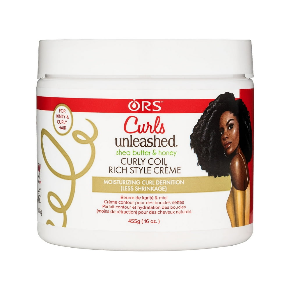 ORS Curls Unleashed Shea Butter & Honey Curl Defining Creme 16 oz ...