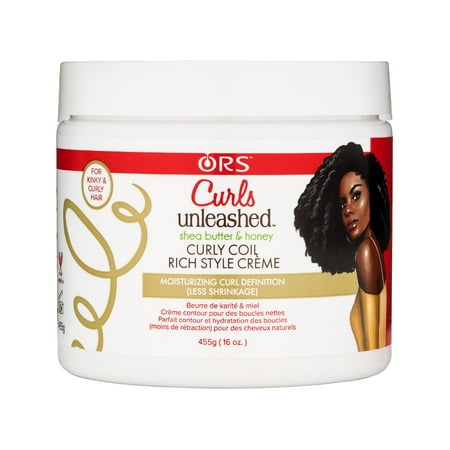 Curls Unleashed Shea Butter Honey Curl Defining Creme 16 Oz