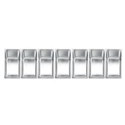 KoolMore 71 in. Eight Pan Refrigerated Countertop Condiment Prep Station with Sneeze Guard.