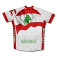 thumbnail image 2 of Lebanon Flag Short Sleeve Cycling Jersey  for Men - Size L, 2 of 3