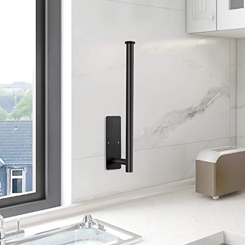 Under Cabinet Paper Towel Holder with Strong Adhesive, No Drilling Required, Rust-Resistant Stainless Steel for Kitchen, RV, and Home Use