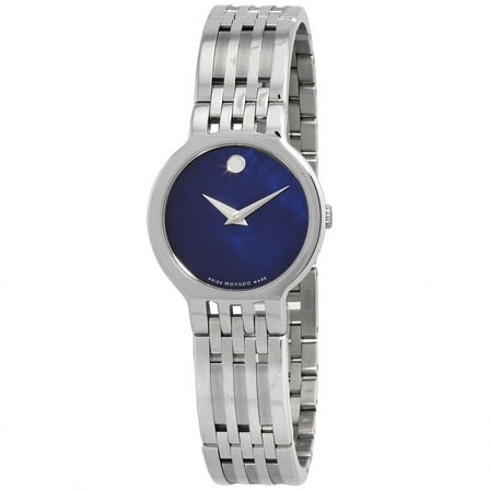 Movado Museum Classic Stainless Steel Blue Dial Watch Women's Watch 0607497