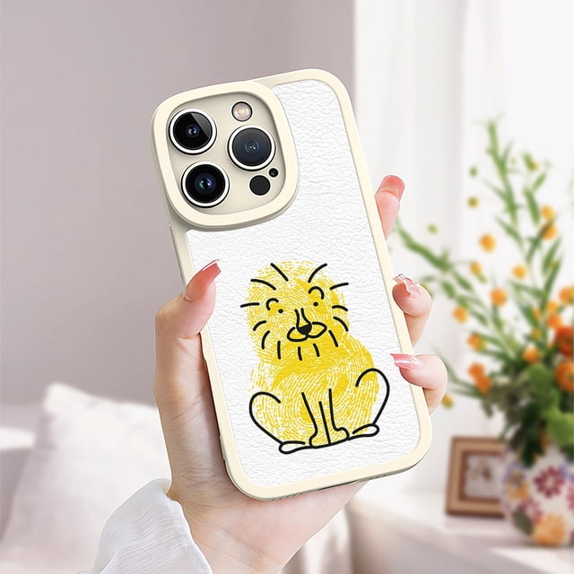 Manténgase a la moda y protegido con esta innovadora funda de goma TPU con diseño de dibujos animados para iPhone