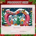 thumbnail image 2 of Colorful Design Christmas Decoration Whoville Holiday Banner Party Backdrop for Winter Celebration Indoor Festive Decor Event, 2 of 9