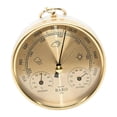 thumbnail image 3 of Fengbin 3 in 1 Barometer Thermometer Hygrometer Weather Station Sturdy Metal Round Gauge Gold, 3 of 8