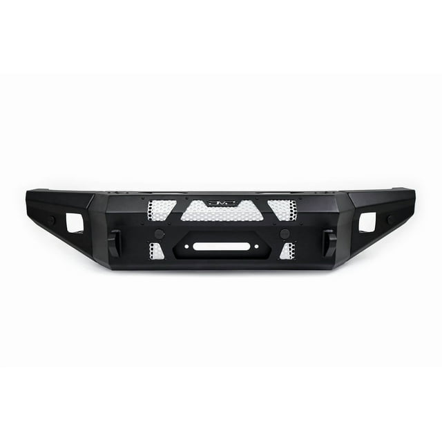 Fits 2021-2023 Ford Bronco DV8 Offroad Bumper FBBR-01 1 Piece Design; Full Width; Direct Fit; Mounting Hardware Included; Without Grille Guard; With Winch Mount; With D-Ring Mounts